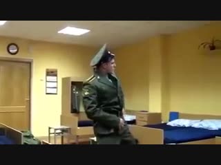 the soldier dances well