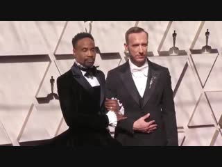 actor billy porter came to the oscars in a luxurious tuxedo dress
